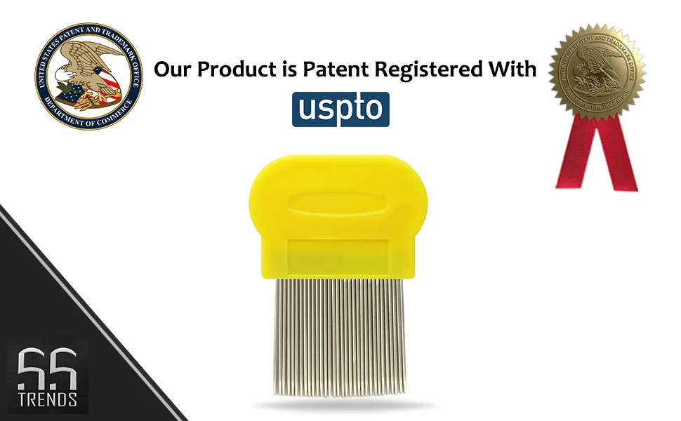 1 Piece Yellow Nitty Gritty Hair Nit Comb Remove Head Nits Stainless Steel Teeth Nit Combs For Kids Adults And Pets - product information 7