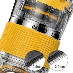 Hatteker Mens Beard Trimmer Hair Clipper Hair Trimmer  Cordless Hair Cutting Kit Professional IPX7 Waterproof Multifunctional - 5-speed adjustment