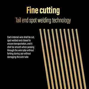 Chooee Bicycle PRO Shift Cable for Shimano/SRAM Shifter Cable Universal 2100mm/2500mm/3000mm/3500mm Ultra Slick Derailleur Cable gold 2x2500mm - product information 3