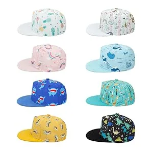 upeilxd Kids Baseball Cap Toddlers Hat with Adjustable Strap for Boys Girls Ages 2-8 Pattern 3 4-8 Years - product information 3