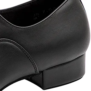 ARCLIBER Mens Dance Shoes Ballroom PU Leather Black Dancing Shoes for Men Sole Tango Salsa Latin 13 Black - product information 7