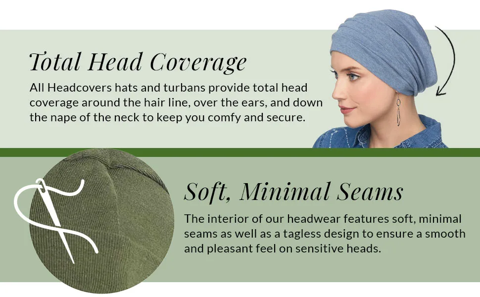 Headcovers Unlimited Slouchy Snood Hat - 100% Cotton Slouchy Beanie Hats for Women One Size Silver - product information 6