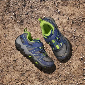 Merrell Kid's Trail Quest Hiking Sneaker Big Kid (8-12 Years) 3 Big Kid Blue/Green - Trail Quest