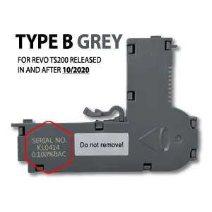 AlcoMate Revo Sensor Module Replacement SM200 Type A (0.050% BAC or No%BAC info on Sensor) | for AlcoMate Revo Only | Globally Patented Prism Technology - SM200 Type B Grey