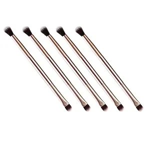 TEONEI Dual Ended Eye Makeup Brush,Eyeshadow Blending Brush,Eyeshadow Smudge Brush,Foundation Makeup Applicator,5Pcs - brush