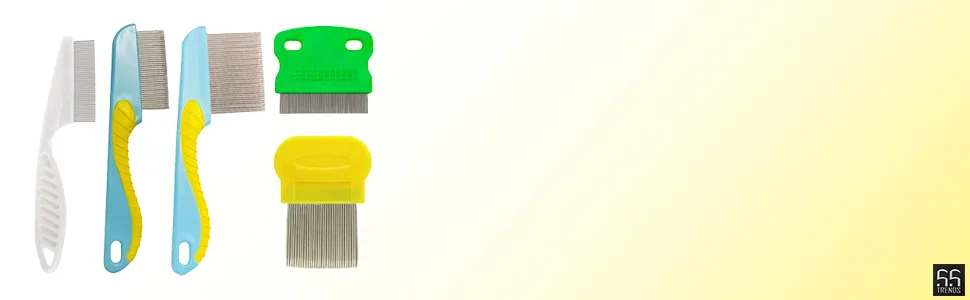 5 Pieces Hair Nit Combs Remove Head Nits Fine Stainless Steel Teeth Head Nit Comb For Pets Kids And Adults - product information 5