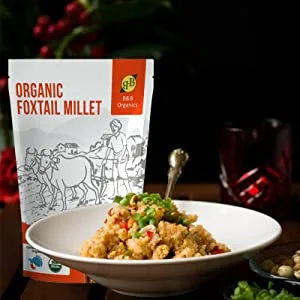 B&B Organics Foxtail Millet (1 kg / 2.2 pound) (Indian Millet | Gluten free | Whole grain | USDA Certified) - product information 2