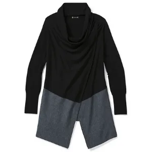 Smartwool Edgewood Wrap Sweater - Women's Black X-Small - womens sweater