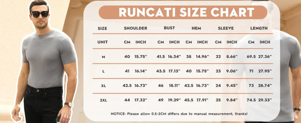 Mens Casual Slim Fit Basic Tops Short Sleeve Shirt Turtleneck T Shirts Rib Knitted Stretch Pullover Sweater Medium 01 Black - dispaly