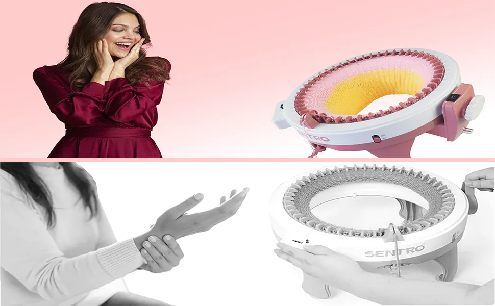 AIDILER Knitting Machines Adapter,Electri Knitting Machines Adapter,Electric Knitting Loom Machine Driving System Suit for Sentro 48 Needle Knitting Machine DIY Craft Knitting Sewing Accessories - Why did we develop this machine?