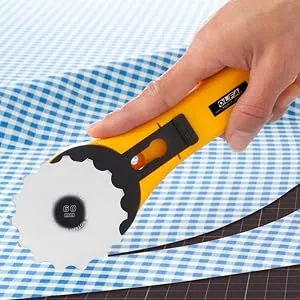 5Pcs Perforating Replacement Blades Crochet Edge Skip Blades Rotary Cutter Accessories for Crochet Edge Projects Fleece and Scrapbooking 45mm - Perforating Replacement Blades