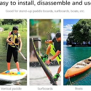 2Pcs PVC Surfboard Vent Hole Plug Paddle Board Vent Hole Surfing Auto Valve Waterproof Accessory black - product information 17