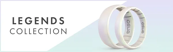 Enso Rings Thin Legend Silicone Ring | Made in The USA | Ultra Comfortable, Breathable, and Safe Silicone Ring Fairy 7 - Legends Collection Logo