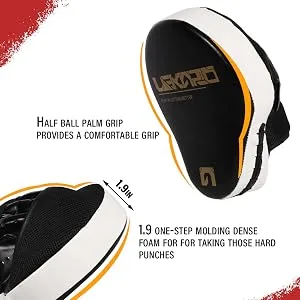 Punching Mitts, Curved Boxing Pads Training Hand Target for MMA Muay Thai, Dojo, Sparring (Pair) - product information 15