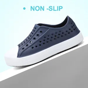 okilol Toddler Slip On Sandals Quick Dry Summer Beach Water Shoes 5 Toddler Light Gray - non-slip