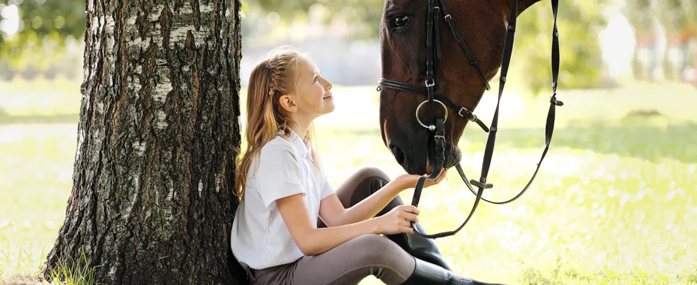 FitsT4 Kids Performance Riding Tights Flex Knee Patch Breeches Girls Horse Equestrian Schooling Pants Khaki Large - kids riding pants