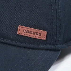 CACUSS Men's Cotton Dad Hat Classic Baseball Cap with Adjustable Buckle Closure Golf Cap 91_orange - product information 6
