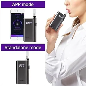 iSOBER 10 Breathalyzer | HSA/FSA Eligible | DOT, NHTSA Compliant Alcohol Tester | Suracell FuelCell Sensor Technology | The Sensor Status Check System Installed - ISOBER10 KEY FEATURE