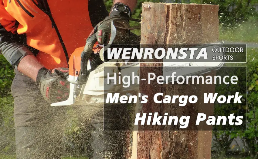WENRONSTA Men's Hiking Work Cargo Pants Quick-Dry Lightweight Waterproof 6 Pockets Outdoor Mountain Fishing Camping Pants Dark Grey Medium - 992201