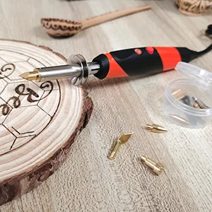 Wood Burning kit, Professional WoodBurning Pen Tool, DIY Creative Tools ,Wood Burner for Embossing/Carving/Pyrography,Suitable for Beginners,Adults - wood burning kit