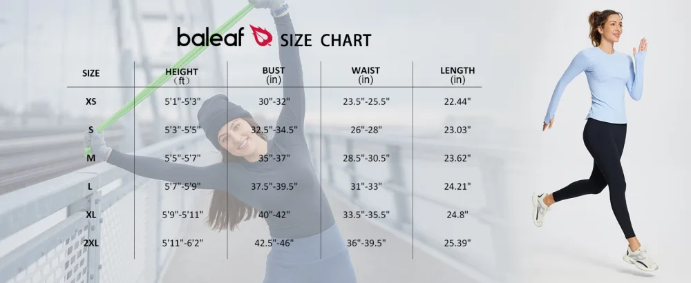 BALEAF Women's Long Sleeve Workout Tops Compression Running Shirts Fitted Athletic Warm Thumbholes Quick Dry Stretch Yoga Grey X-Large - BALEAF Women