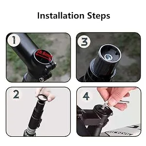 Saipe 9PCS Aluminium Alloy Bicycle Headset Spacer 1-1/8 inch 28.6mm Bicycle Front Fork Stem Spacers Kit Black - Bicycle Front Fork Stem Spacers