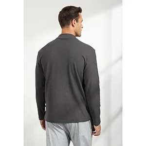 Rela Bota Mens Half Turtleneck Long Sleeve Pullover Basic Designed Undershirt Stretch Slim Fit Sweaters Large Black - solid color