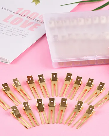 Blackhead Remover Tools, IKOCO Stainless Steel Pimple Popper Tool Kit Including 8Pcs Comedone Extractors and a 10X Blackhead Mirror, Rose Gold - Pin Curl Clips