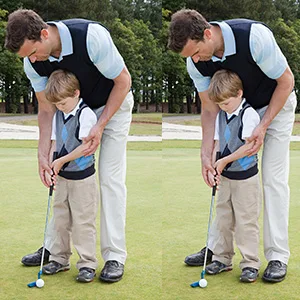 Neween Portable Golf Putting Mirror Training Eye line Alignment Practice Swing Trainer Aid Improve All Aspects of Stroke, Mirror Size 12L x 6W - teach child golf