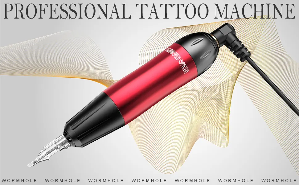 Machine Kit Complete Kit for Beginners and Artists WTK184 - Wormhole Tattoo Kit Rotary Tattoo Machine Kit WTK184