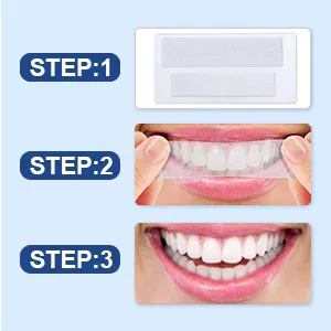 SEAAES Teeth Whitening Strips 5d Contains No Harmful Substances Effective Home Use Tooth Whitening Kit Mint Flavor 14 Pouches 28pcs - teeth whitening toothpaste