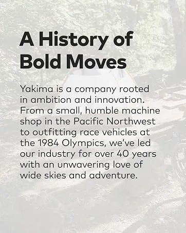 YAKIMA, LockNLoad SL Adapter, Attaches Platform to Skyline and Timberline Towers, (Set of 2) - A history of bold moves