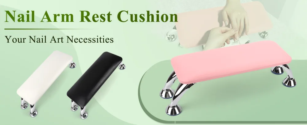 Big Arm Rest for Nails Cushion, Microfiber Leather Hand Rest for Nails Tech, Hand Rest Pillow for Nails Toenails, Detachable Nail Art Accessories Tool for Nails Tech (Pink) - nail arm rest