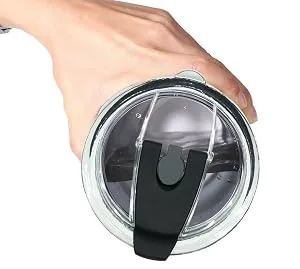 Tumbler Replacement Lids, IHUIXINHE Spill Proof and Splash Resistant Lid for Rambler, Ozark Trail, Straw Friendly (Double Hole, 20 OZ) Double Hole 20 oz - product information 6