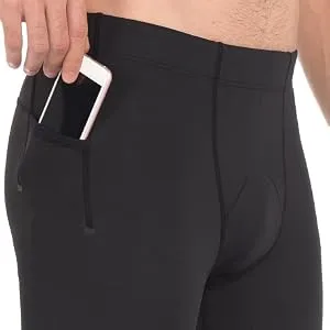 PIQIDIG Workout Leggings Yoga Pants with Pockets - Men Athletic Compression Pants Tights XX-Large Dark Grey - product information 6