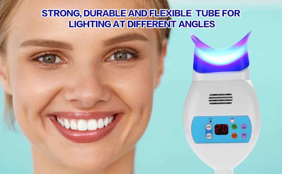 LED Teeth Whitening Light Teeth Whitener Teeth Whitening Machine Light Machine Bleaching Lamp Accelerator for Dental fluorosis Teeth staining(US Plug 110240V) - LED Teeth Whitening Light