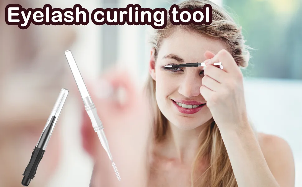 20 Pcs Micro Eyebrow Brush With Cap,Eyebrow Spoolie Brush Micro Eyebrow Lamination Brush 2 Size Multifunctional Micro Spooly Lash Mascara Brush Comb for Eyelash Lift Extensions Brow Clean(White,Black) - brow lamination brush