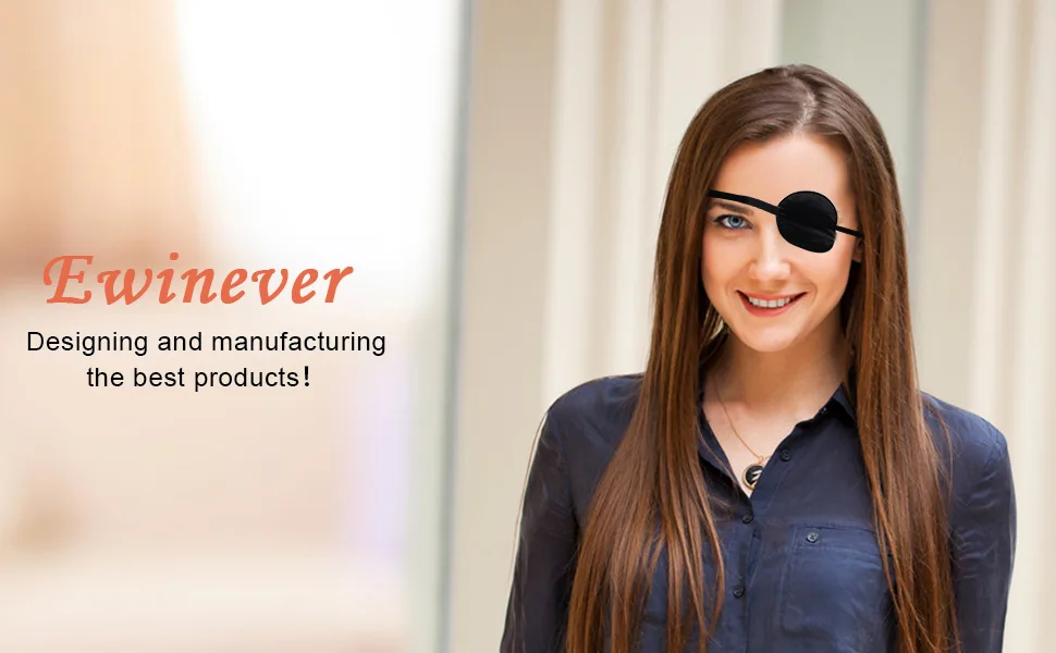 Pure Silk Eye Patch For Adults, Amblyopia Obscure Astigmatism Training Strabismus Correction Black - product information 1