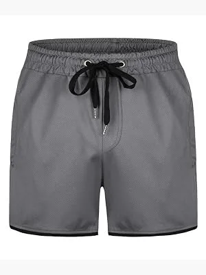 FLYFIREFLY Men's 4" Workout Running Shorts Quick Dry Lightweight Gym Yoga Shorts Black Medium - runing shorts for men