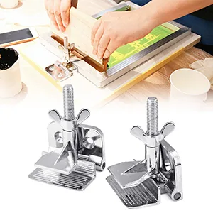 2Pcs Screen Frame Butterfly Hinge Clamp for Silk Screen Printing Hobby Printer Include Four Screws - MS WGO