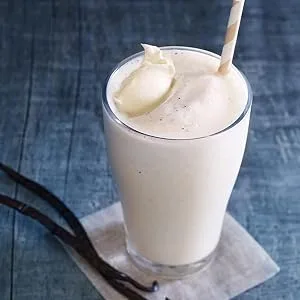 Ghirardelli Vanilla Premium Frappe Mix 3 lb Can with Ghirardelli Stamped Barista Spoon - recipe