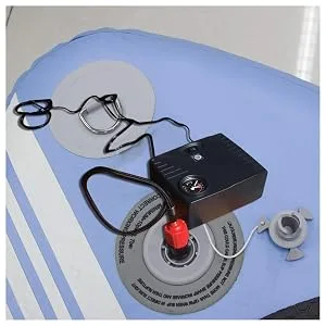 Oumers Inflatable SUP Pump Adaptor Air Pump Converter, 4 Standards Conventional Air Valve Attachment for Inflatable Boat, Stand Up Paddle Board, Inflatable Bed, Etc - air valve adaptor