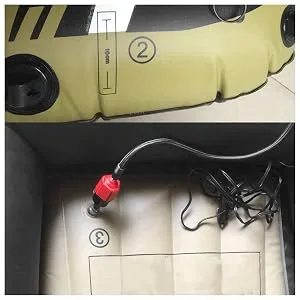 Oumers Inflatable SUP Pump Adaptor Air Pump Converter, 4 Standards Conventional Air Valve Attachment for Inflatable Boat, Stand Up Paddle Board, Inflatable Bed, Etc - air valve adaptor