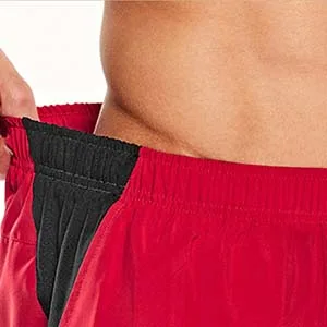TSLA Men's Active Running Shorts, Training Exercise Workout Shorts, Quick Dry Gym Athletic Shorts with Pockets 4 Inch Black Small - Waistband
