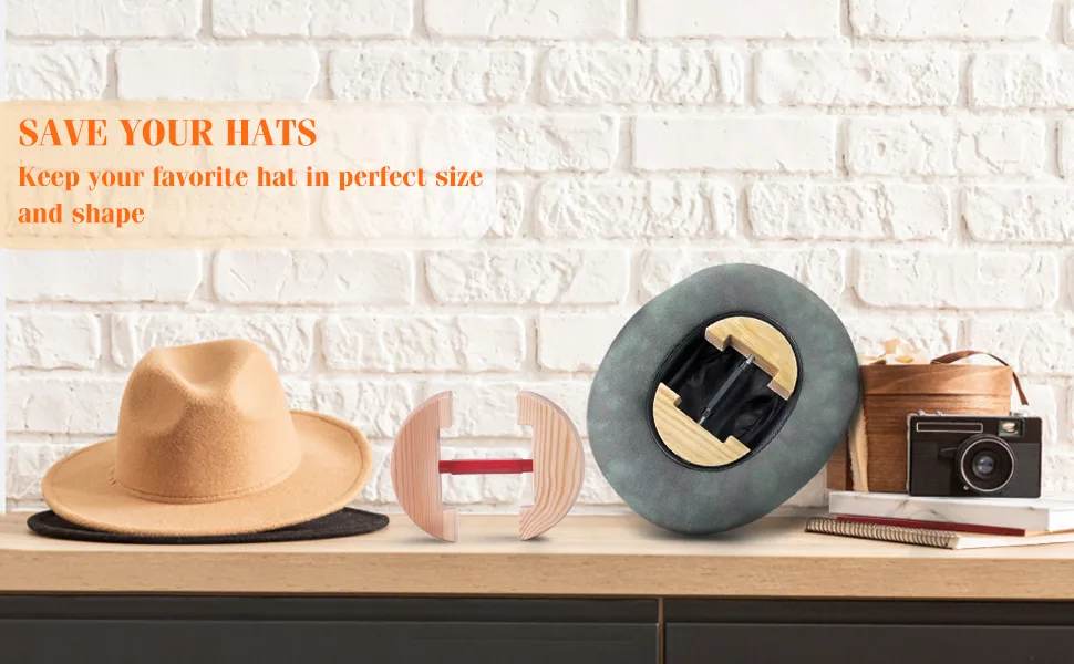 Hat Stretcher for Fitted Hats Large Stretcher for Cowboy Hat Extender Hat Shaper for Fedoras Men Baseball Caps Red-square - Hat Stretcher for Fitted Hats