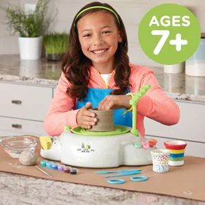Pottery Wheel For Beginners - Children, clay, pottery wheel, art, ceramics, throw, pots, artist, teacher, art, arts, beginners