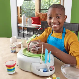 Pottery Wheel For Beginners - clay, ceramics, pottery, potter, throw, clay, pots, art project, artists, student, kid, creative