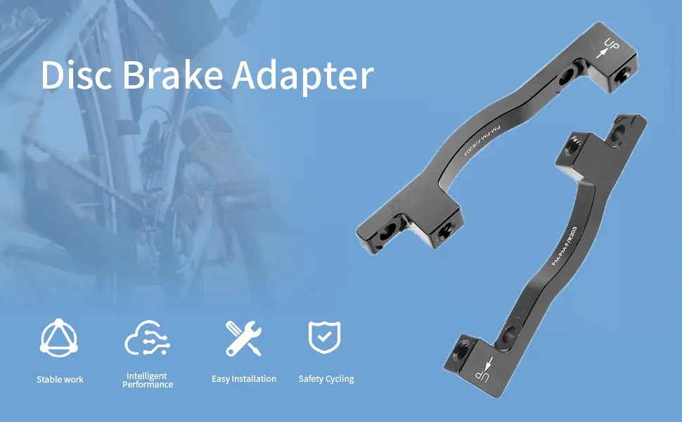 Disc Brake Mounting Bracket, Bicycle Brake Adapter Front V Brake Caliper PM - DISC BRAKE ADAPTER