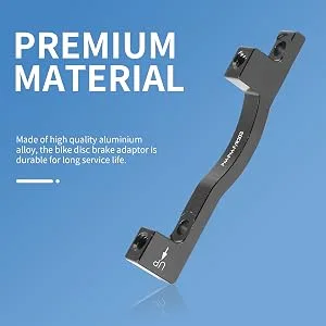 Disc Brake Mounting Bracket, Bicycle Brake Adapter Front V Brake Caliper PM - material