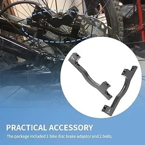 Disc Brake Mounting Bracket, Bicycle Brake Adapter Front V Brake Caliper PM - practical